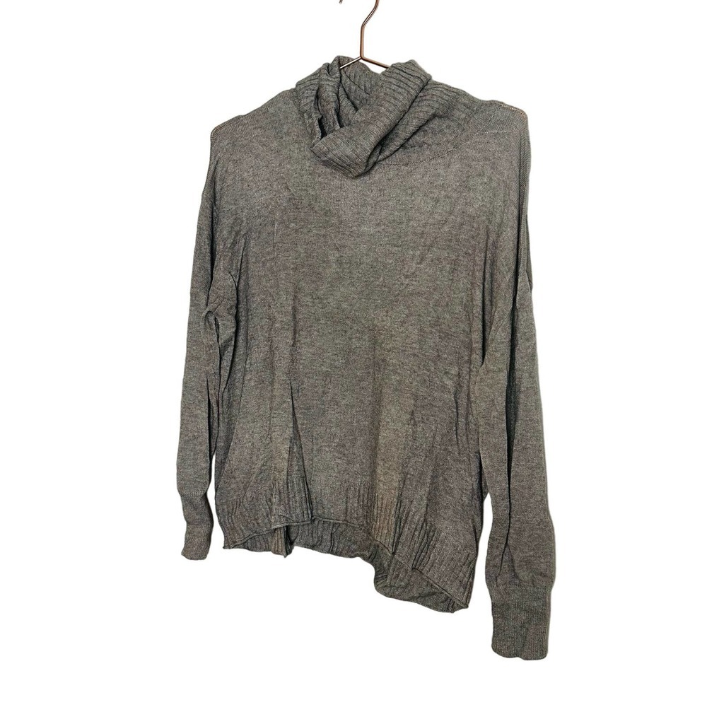 Abound Grey Long Sleeves Turtle Neck Soft Ribbed Sweater Size XL